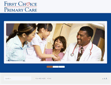 Tablet Screenshot of firstchoiceprimarycare.org